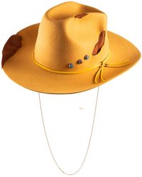 Shaded the Label - Dandelion Cowboy Hat With Sterling Jewellery - Lyst