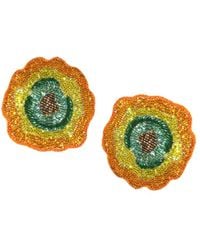 Simitri - Marigold Bloom Earrings - Lyst