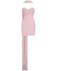 Miss Circle New York - Olivia Rose Strapless Crossover Mini Dress - Lyst