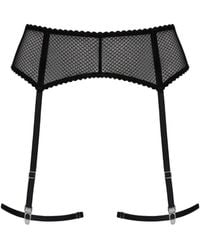 Daily Underwear - Garter Belt Noir - Lyst