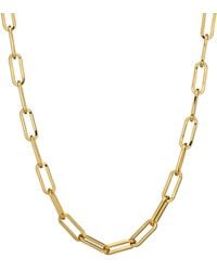 Crystals and Co - Paper Clip Necklace - Lyst