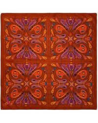 Janara Jones - Paisley Satin Twill Scarf - Lyst