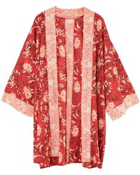 Inara - Indian Cotton Rubra Kimono - Lyst