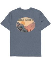 Anchor and Crew - Heather Just Drift. Seeker Organic Cotton T-Shirt - Lyst