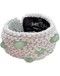 Hilo De Mar - Narrow Bracelet With Crystal - Lyst