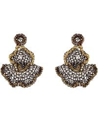 Lavish by Tricia Milaneze - Sepia Mix Jasmine Trio Handmade Crochet Earrings - Lyst