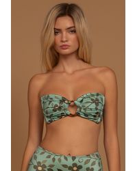 Montce - Aquamarine Tori Ties Bandeau Bikini Top - Lyst
