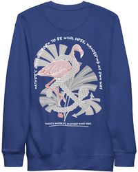 Anchor and Crew - Team Royal Flamingo Another Good Day Cotton Blend Sweatshirt - Lyst