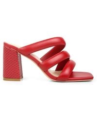Rag & Co - Kywe Textured Heel Chunky Strap Sandals By Rag & Co - Lyst