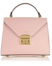 Le Parmentier - Peggy Leather Top Handle Satchel Bag - Lyst