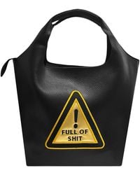 Lilly Loves - Warning Full Of Shit Handbag - Lyst
