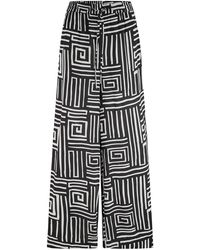 Sugarhill - Trinny Wide Leg Trousers & Monochrome Maze - Lyst