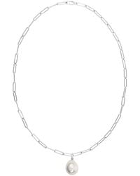Ora Pearls - Aetia Baroque Pearl Chain Necklace - Lyst