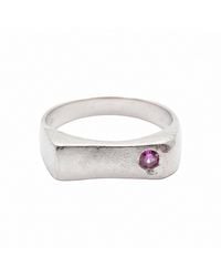Moca Jewellery - Grace Bow Ring - Lyst