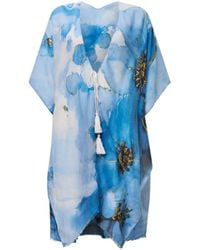 James Lakeland - Watercolour Floral Kaftan - Lyst