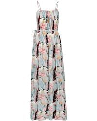 Oh!Zuza - Floral Open Back Maxi Dress - Lyst