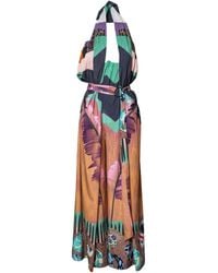 ARTISTA - Ivy Scarf Wide Palazzo Leg Jumpsuit - Lyst