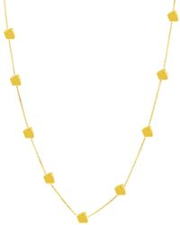 Lily Flo Jewellery - Written In The Stars Square Chain Necklace - Lyst
