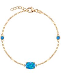 LÁTELITA London - Oval Opal Bracelet - Lyst