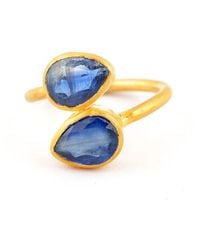 Opium Jewels - Teardrop Cocktail Ring - Lyst