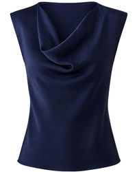 SACHA DRAKE - Luxe Cowl Bias Top - Lyst