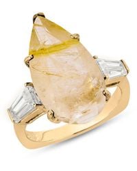 SALLY SKOUFIS - Visionary Ring With Rutile - Lyst