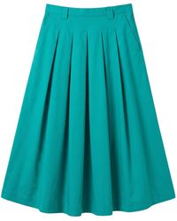 Louche - Alexia Recycled Cotton Midaxi Skirt - Lyst