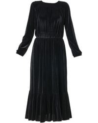 Metamorph - Long Velvet Dress - Lyst
