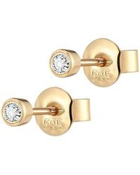 Larisa Beaumont - Mini Beacon Diamond Stud Earring - Lyst