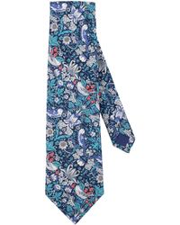 LE COLONEL - Liberty Strawberry Thief Tie - Lyst
