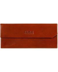 Time Resistance - Foldable Cognac Leather Glasses Case - Lyst