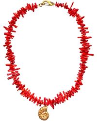 Smilla Brav - Red Coral Necklace Amelie - Lyst