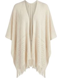 James Lakeland - Neutrals Cream Pointelle Knit Kaftan - Lyst