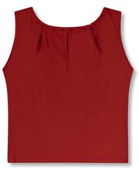 Marianne by Marie Jordane - Gaby Teardrop Neckline Top - Lyst