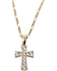 Harfi - Plated Religious Cross Pendant Necklace - Lyst