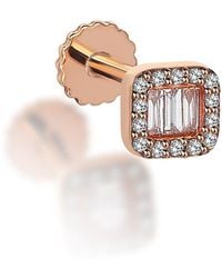 Reis Jewellery - Rose Baguette Square Tragus - Lyst