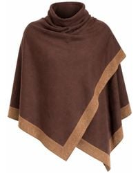 Franchetti Bond - Mia Chocolate & Dark Mocha Crystal Trim Wrap - Lyst