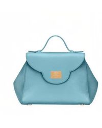 Henry Daniel Roma - Aida Blu Leather - Lyst