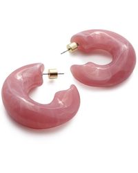 Hye Jane Jewelry - Marbled Rena Resin Hoops - Lyst