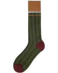 London Atelier Byproduct - Color Block Thin Socks - Lyst