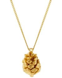 Lee Renee - Baby Pine Cone Necklace - Lyst