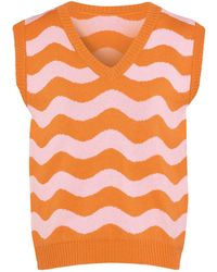 INGMARSON - Waves Vest Wool & Cashmere - Lyst