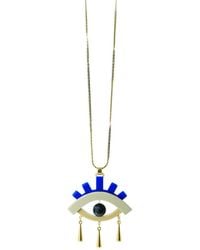 Gissa Bicalho - Handmade Acrylic Necklace Pendant Eye - Lyst