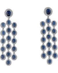 Meraki by Rashmi Bajaj - Julitte Cubic Zirconia Chandelier Earrings - Lyst