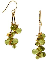 Lori Kaplan Design - Signature Peridot Earrings - Lyst