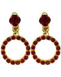Vickisarge - The Small Hoop Earrings - Lyst