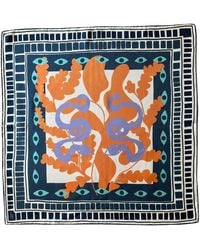 Folie Living - Keep An Eye On Silk Scarf Small - Lyst