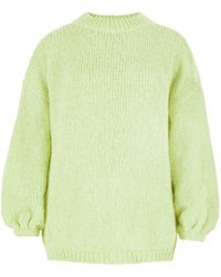 SALANIDA - Melody Mohair Jumper Limone - Lyst