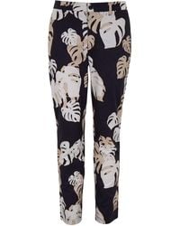 lords of harlech - Charles Monstera Floral Smoke Tailored Pant - Lyst