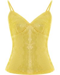 Pcfg - Sequin Strap Top - Lyst